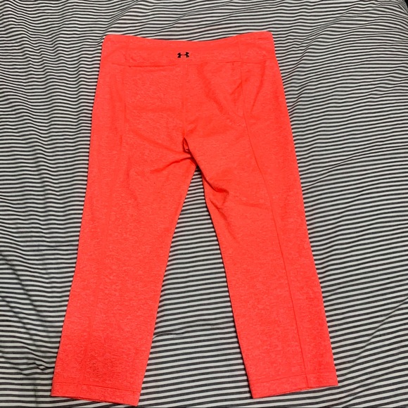 Under Amour bold orange crop work out pants - Picture 1 of 6